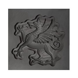 Large - Flourish Dragon 3D Graphite Ingot Mold for Precious Metal Casting Gold Silver Copper Aluminum Melting
