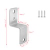 Mewutal 4pcs Z Brackets 2" × 1.5" Door Barricade Brackets