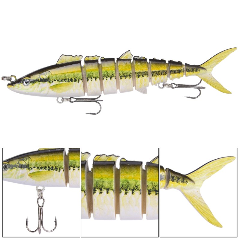 1 pcs Multi Sections Artificial Fishing Lure Bait Sea Fishing
