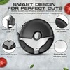 Sefinsecimi Compact Grip Pizza Cutter – Ergonomic Handheld Pizza Wheel
