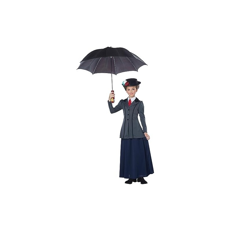 English Nanny Costume for Girls Small