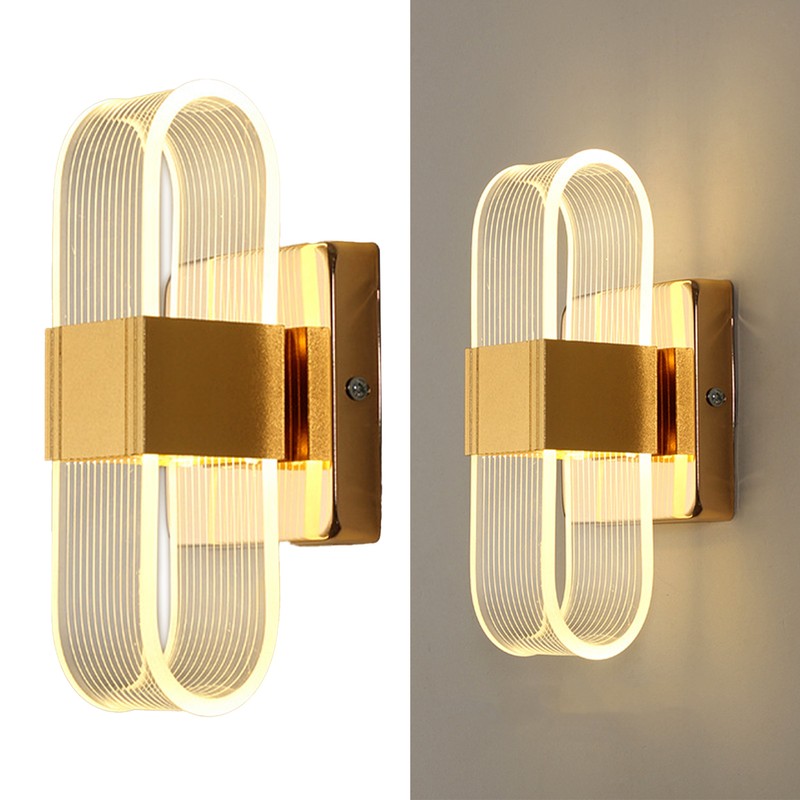 Wall Lamp Luxury Romantic Acrylic Modern Wall Sconces for Hotel