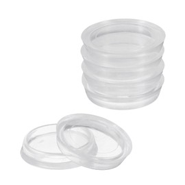 sourcing map 8 Pcs Round Furniture Caster Cups, 1-7/16" Plastic Furniture Pads Floor Protectors for Carpet Floors