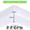 Double fitted sheet,White Microfibre bed sheets Deep Pocket 12 inch