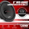 DS18 PRO-ZXI8.4BM 8 Inches Car Audio Mid-Range Loudspeaker with Bullet