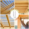 25 pcs 2x8 Joist Hanger,LU28 18 Gauge Galvanizing Face Mount
