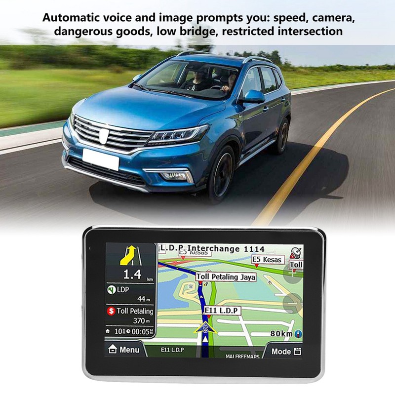 Universal 5 Inch Touch Screen Car Navigator GPS Navigation DDR256M