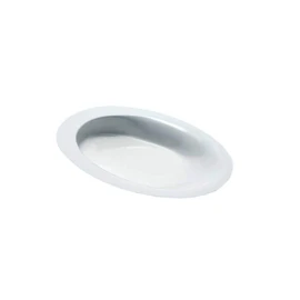 Performance Health Manoy Contoured Plates, Large, High Walled Plate, Scoop Dish with Raised Walls for Users to Scoop Foods onto Utensils, Melamine Plate for Users with Limited Motor Function
