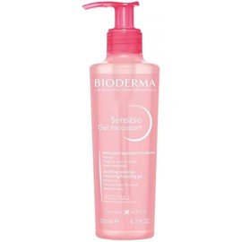 BIODERMA, Limpiador Facial, Sensibio Gel Moussant Micelar para Piel Sensible, Hidratación al instante, 200 ml