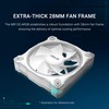 ASUS Prime MR120 ARGB Fan White Triple Pack, 28mm Extra-Thick