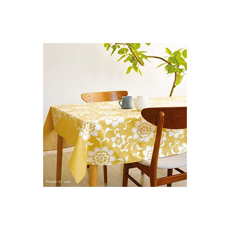 Musumi Furoshiki 150 Kimono Wrap Flower Arabesque Sage, 59.1 inches
