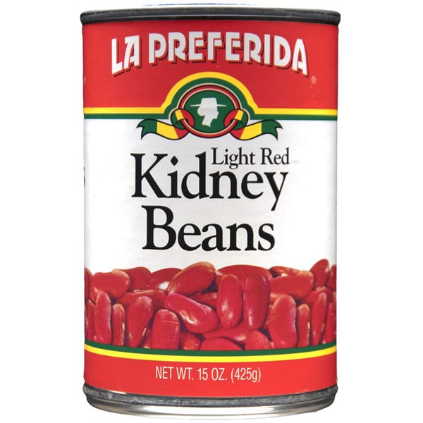 La Preferida Light Red Kidney Beans, 15-Ounce (Pack of 12)