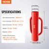 VEVOR Fence Post Driver with Handles, 2.7 in Inner Diameter