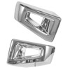 Front Bumper End Corner Bezels Covers Trim Molding Chrome Exterior