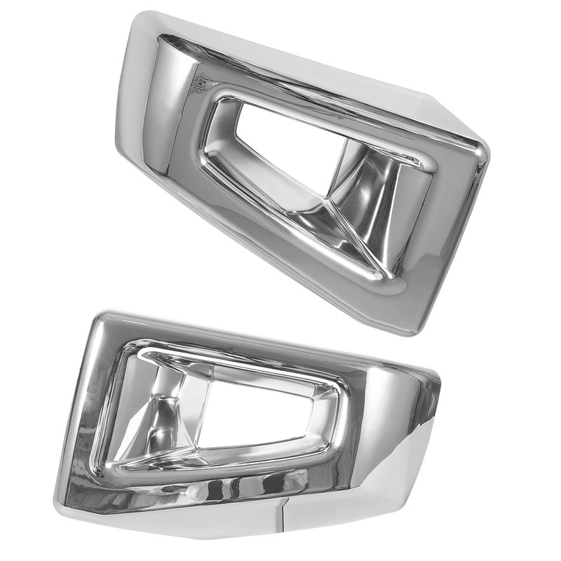 Front Bumper End Corner Bezels Covers Trim Molding Chrome Exterior