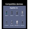 WITRN USB-C to Braun Shaver Charging Adapter, Compatible with Series