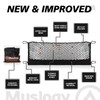 Muslogy Truck Bed Cargo Net Trunk Netting Compatible with 2022-2025