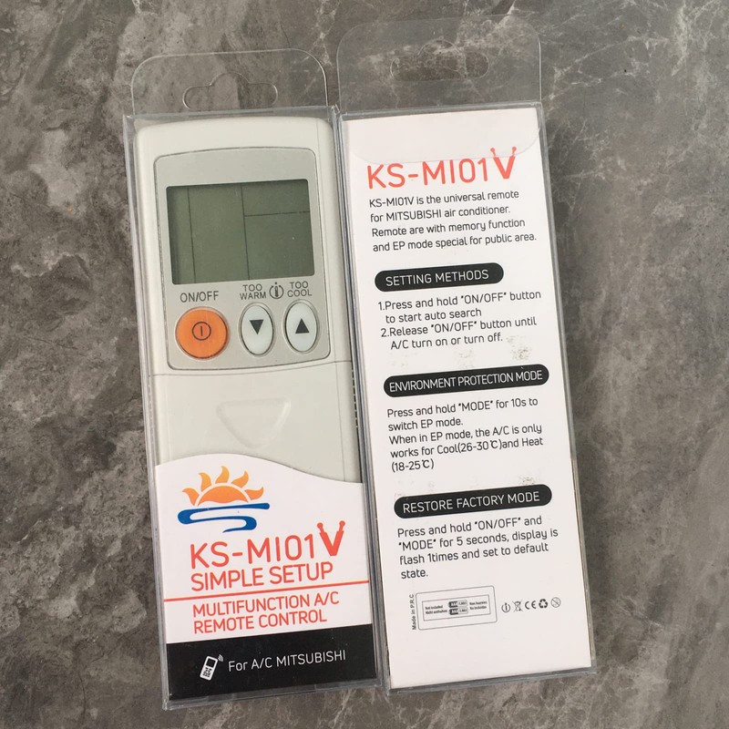 Universal Replacement Remote Control for All Mitsubishi Air Conditioner