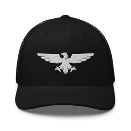 RIVEMUG American Flag Eagle Patriotic USA Trucker Hat Adjustable Snap Back Baseball Cap