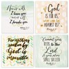 8 Pack Inspirational Christian Refrigerator Magnet Set with Bible Verses