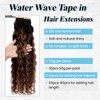 Curly Wave Tape in Hair Extensions Brazilian Remy Human Hair