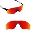 Alphax Fire Red Polarized Replacement Lenses for Oakley EV Zero