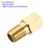 M METERXITY 2PCS Extension Connector Pipe Fitting Brass Hex Coupling