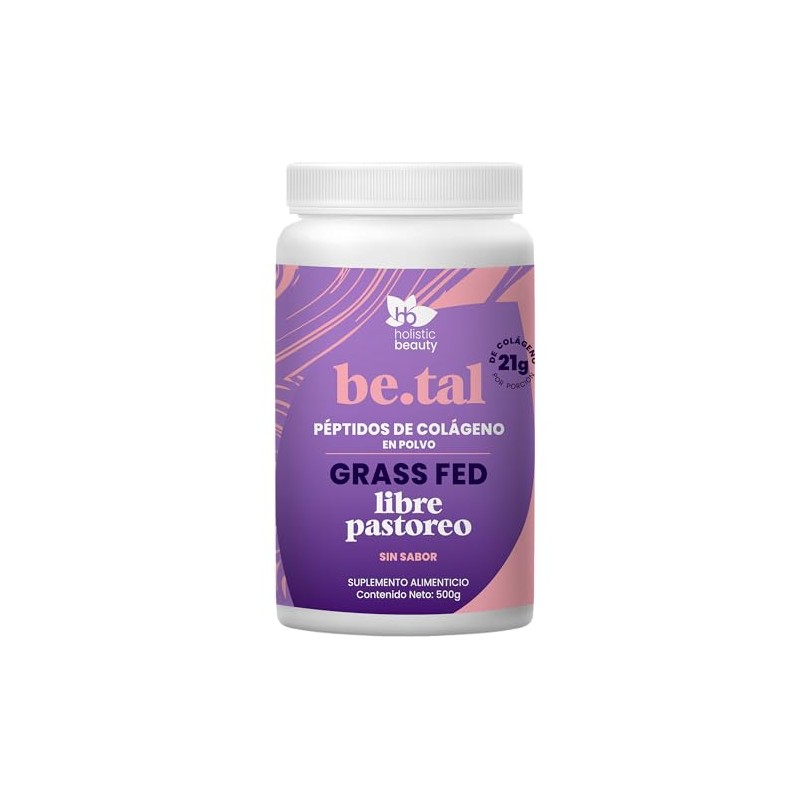Holistic Beauty Peptidos Colageno Grass Fed Polvo Tal Natural Sabor