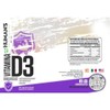 HUMANS HEALTH Vitamina D3 (Colecalciferol), 120 Cápsulas Softgel de Alta