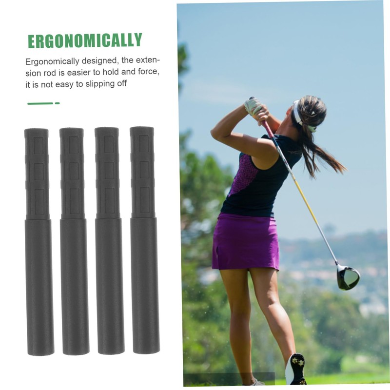 Mikinona 4pcs Golf Club Extension Rods Carbon Fiber Golf Shaft
