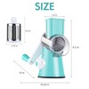 Ourokhome Rotary Cheese Grater Hand Crank, Kitchen Shredder Speed Mandolin