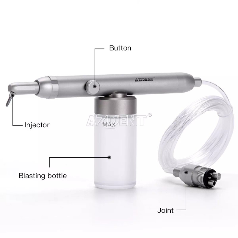 AZDENT Dental Alumina Air Abrasion Polisher Microetcher Sandblasting Handpiece 4H
