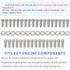 GOLKNHA 304 Stainless Steel 228 PCS Engine Hex Bolt Kit