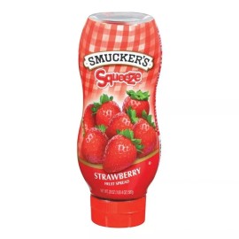Smucker's Squeeze Strawberry Fruit Spread 20 oz (1 Bottle)