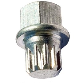 Ssrracing Anti-Theft Wheel Lock Nut Key Adapter 8D0601139F Compatible with Golf Jetta MK4 MK5 Passat B5 B5.5 B6 New Beetle Polo 9N 9N3 Touran MK1 (10 Teeth)