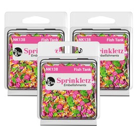 Buttons Galore Sprinkletz - Piezas de arcilla polimérica para manualidades, adornos de 36 gramos, 1500 piezas, primavera y verano
