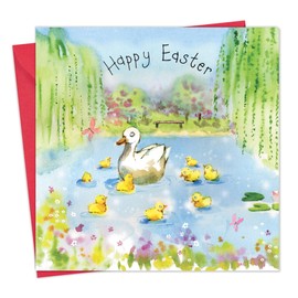 Twizler Easter Card Ducks - Easter Card For Her - Easter Card For Him - Easter Card Mum - Easter Card Wife - Easter Card Dad - Easter Card Granddaughter - Easter Card Grandson