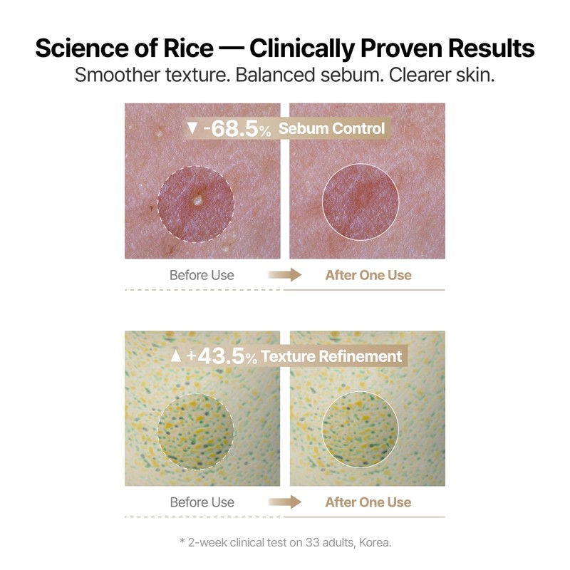MIDHA RICE BRAN SCRUB FOAM 5.07fl.oz/150ml, Deep Cleansing, Pore-Purifying, Gentle