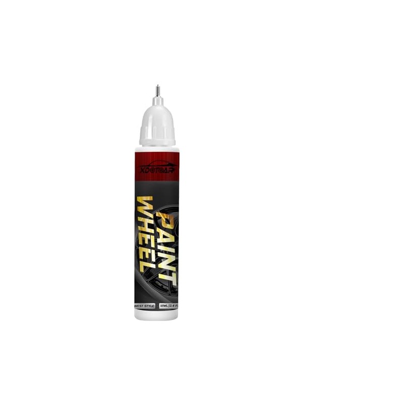 Rim Touch Up Paint,Gloss Black Car Wheel Scratch Repair