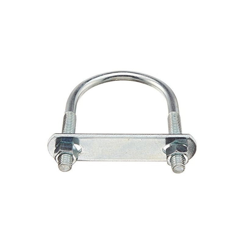 National Hardware N222-208 2190BC U Bolt in Zinc plated,#642-3/8"x2-1/2"x4"