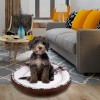 Cama para Perro Pequeño con Frazada Reversible + Juguete Hueso