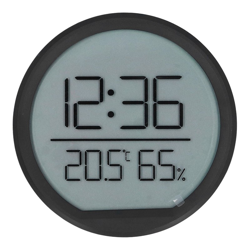 Indoor Thermometer Hygrometer Multifunction Thin Accurate Wall Mounted Digital Alarm