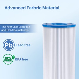 Filters4you - F4Y- PLF-INTA Pool Filter Compatible with 28603EG, 28637EG, 28635EG, 28671EG, 58603E, 58604E, 56635E, 56636E, 56638E & 58623 Filter Pumps or Krystal Clear Filter Cartridges (1 Pack)