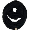 Funky Junque Kids Infinity Scarf - Solid Black