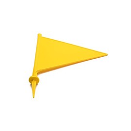 MPL Gardening MPL50120/YLLW/10 Cricket and Sports Boundary Marker Flags Pack of 10 - Yellow