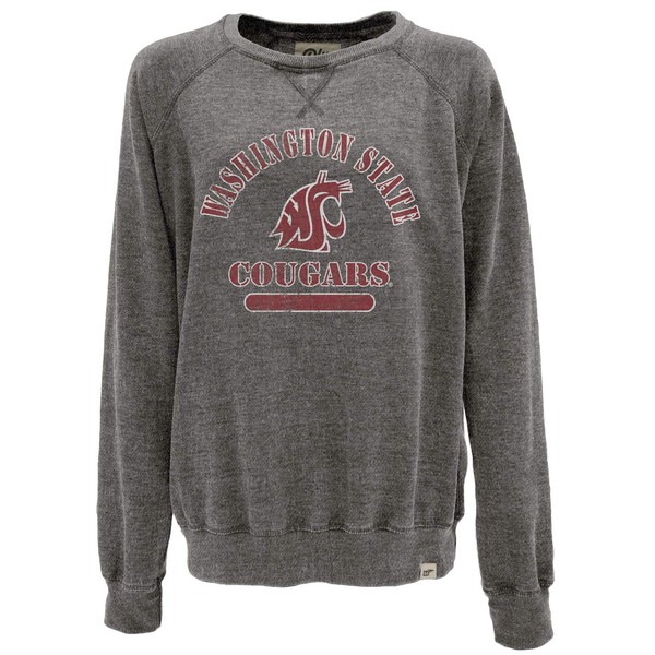Blue 84 Women's Washington State Cougars Burnout Crewneck Sweatshirt, Washington