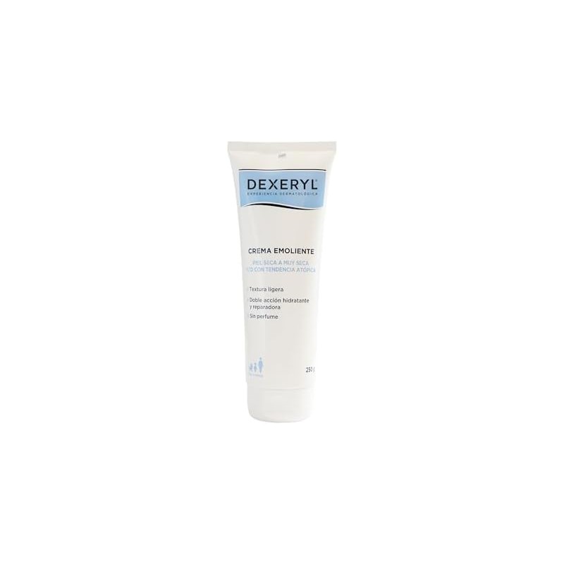 Dexeryl Crema Hidratante Emoliente para Piel Seca, 250g