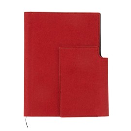 Nakabayashi My Focus / B5 Notebook Cover Poly Canvas Model / Red MY-PB-B507R