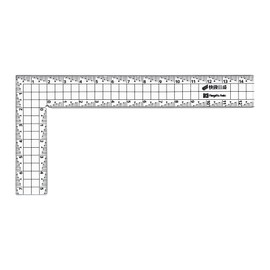 Niigataseiki SK CAGS-L15KD Cutting Square L-Shaped Ruler, Easy Level, 6.9 x 2.8 inches (15 x 7 x 13 x 5 cm), Made in Japan