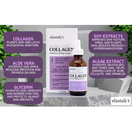 Elastalift Collagen Serum For Face | Collagen Face Serum For Skin Tightening Helps Lift, Plump, & Firm Sagging Skin | Serums For Skin Care | Anti Wrinkle Boost, Fragrance Free, 1.75 Fl Oz